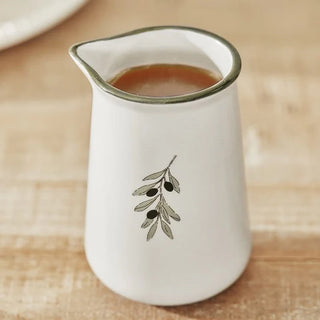 Olive Mini Stoneware Jug