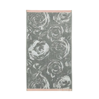 Rose Hand Towel Grey