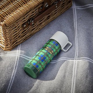 Thermos S/S Green Plaid Flask 500ml