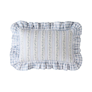 Ticking Stripe Blue 30x50cm Cushion