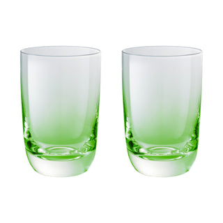 Denby Casual Glass Green Large Tumbler Set Of 2