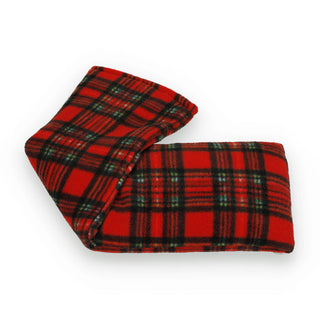 Red Tartan Fleece Unscented Wheat Bag