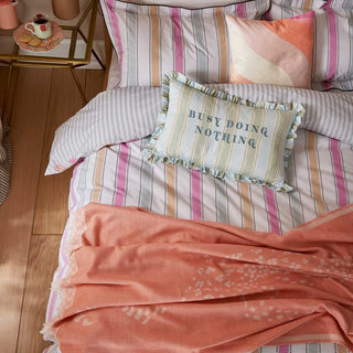 Leopard Throw Vintage Rose