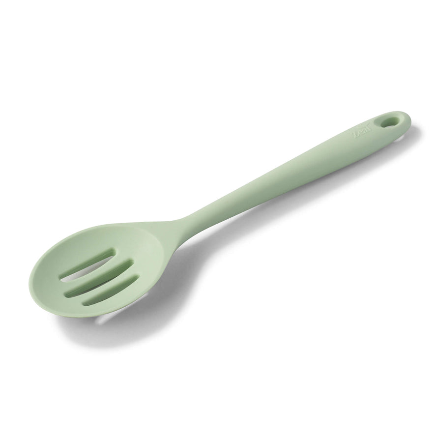 Slotted Spoon (28cm) Silicone Sage Green