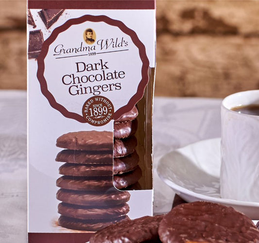 Dark Chocolate Coated Ginger Biscuits 150g