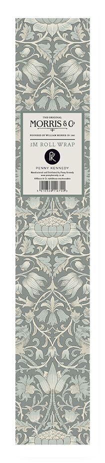 Morris Lodden Grey Gift Wrap