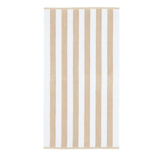 Reversible Natural Stripe Jacquard Hand Towel