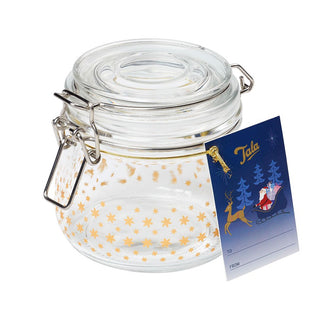 Christmas Star Clip Jar 500ml