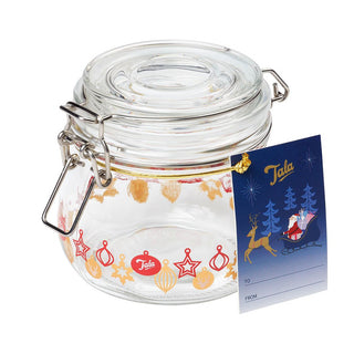 Christmas Bauble Clip Jar 500ml