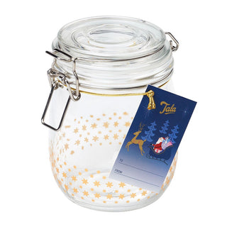 Christmas Star Clip Jar 750ml