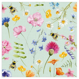 Wildflower Bee Napkin