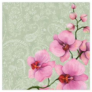 Pistachio Orchid Napkins