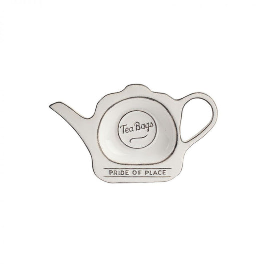 Pride Of Place Tea Bag Tidy In White