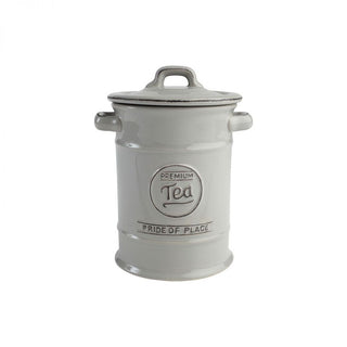 Pride Of Place Tea Jar In Cool Grey