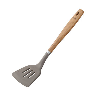Denby Acacia & Silicone Slotted Turner Grey