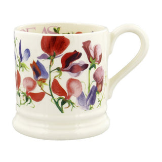 Flowers Sweet Pea Multi 1/2 Pint Mug