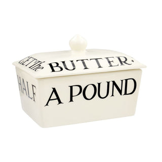 Black Toast Small Butter Dish