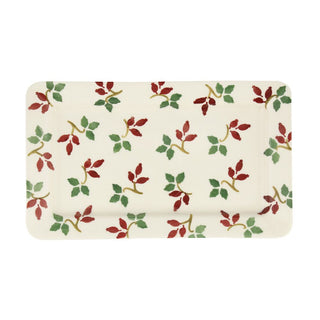 Folk Rosehip Medium Oblong Plate 