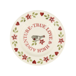 Lovebirds True Love 8 1/2 Inch Plate