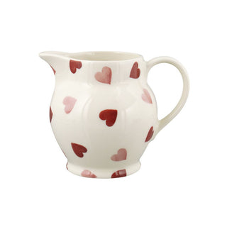 Pink Hearts 1/2 Pint Jug 