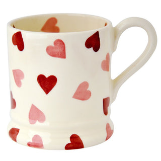 Pink Hearts 1/2 Pint Mug