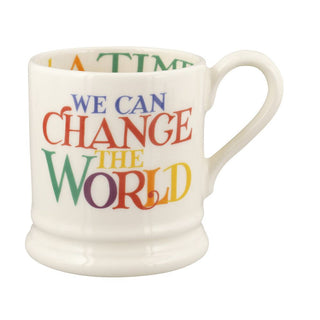 Rainbow Toast Change The World 1/2 Pint Mug 