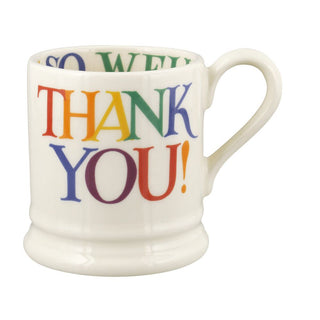 Rainbow Toast Thank You 1/2 Pint Mug 