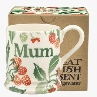 Raspberries Mum 1/2 Pint Mug Boxed