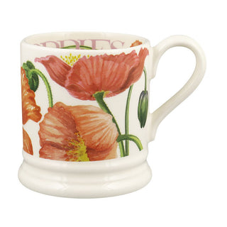 Red Poppy 1/2 Pint Mug 