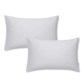 Bianca 400 Thread Count Cotton Sateen Standard Pillowcase Pair Dove Grey