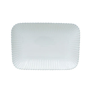 Costa Nova Pearl White Rect. Platter/Tray 40Cm