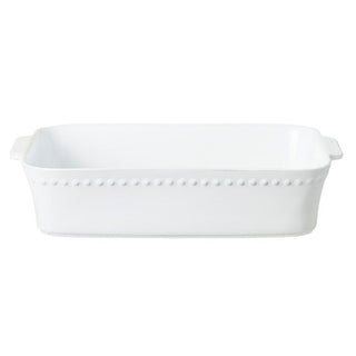 Costa Nova Pearl White Rectangular Baker Large 38Cm