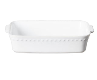 Costa Nova Pearl White Rectangular Baker Small 27Cm