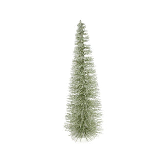 Green Glitter Bristle Tree 35cm