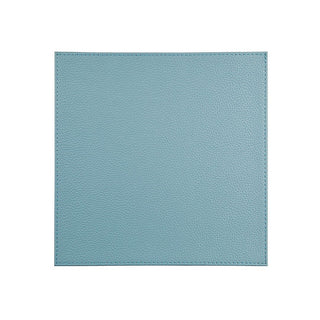 Aqua Faux leather Placemat (Set of 4)