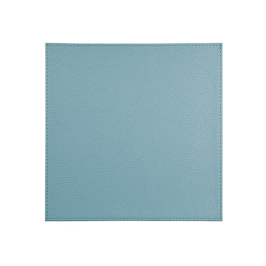 Aqua Faux leather Placemat (Set of 4)