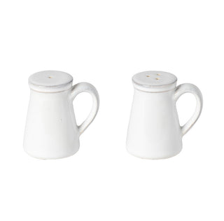 Costa Nova Friso White Salt & Pepper Set 7Cm