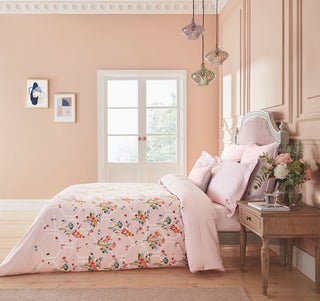 Peppermint Duvet Cover Double Soft Pink