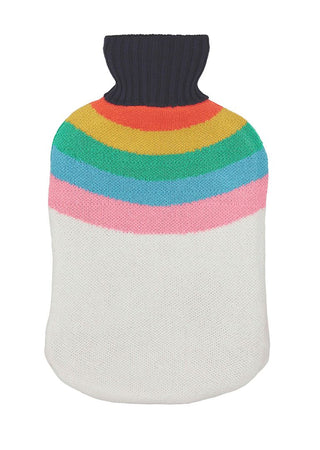 Rainbow Stripe Hot Water Bottle Multi