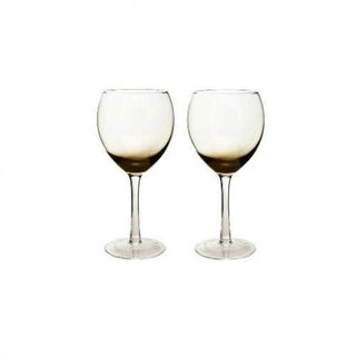 Contemporary Smoked Grey Red Wine Glass (Box of 2)