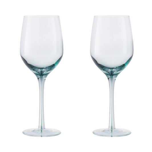 Denby Set of 2 Colours White Wine Glasses - Green