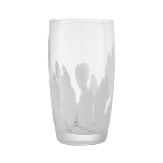 Contemporary Marbled White Large Tumblers Set of 2