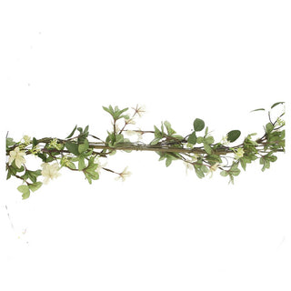 Green Flower and Leaf Artifical Garland 180cm