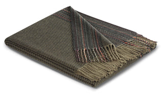 Essence Plaid Khaki Throw