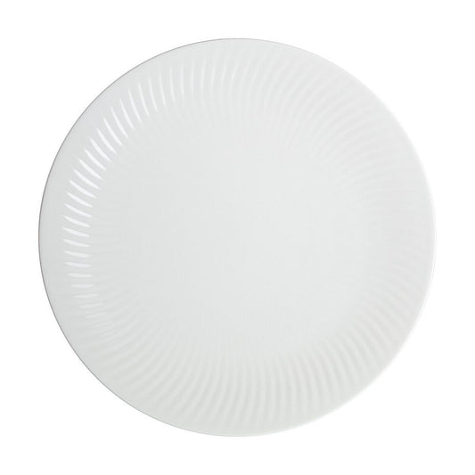 Denby Porcelain Arc White Dinner Plate
