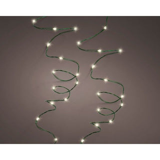 Micro LED Warm White Flex String Light Multi Function - 180 Lights