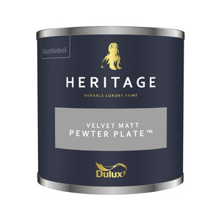 Heritage Tester Pewter Plate 125Ml