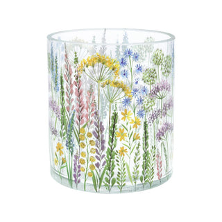 Spring Meadow Small Glass Candle Jar