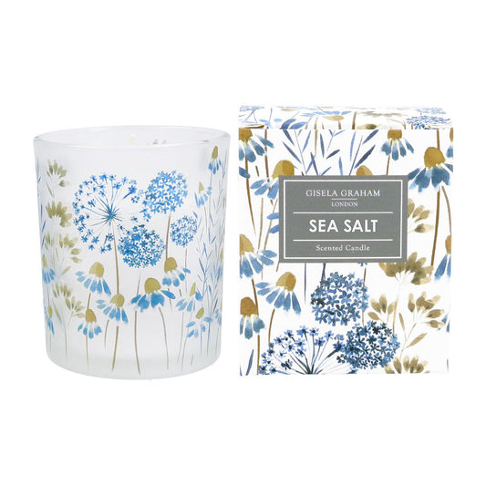 Blue Meadow Small Scented Candle in Glass Pot