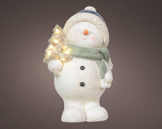 LED  Snowman Ornament